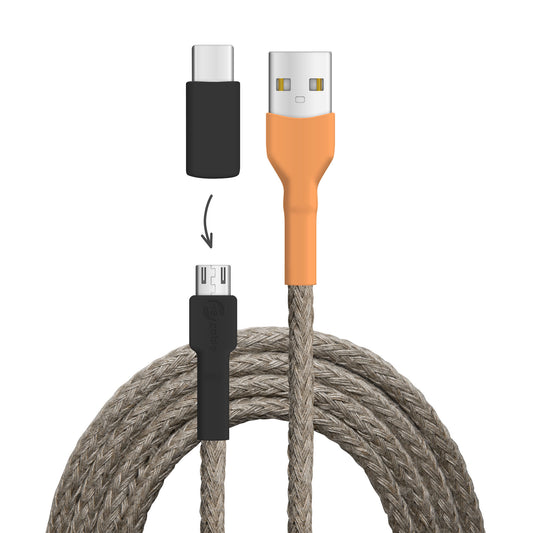 Wasserhahn USB A - Micro USB + USB C