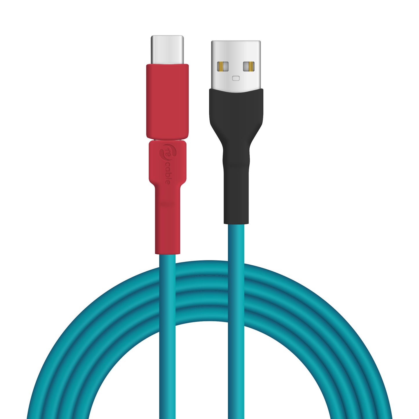 Türkisnaschvogel USB A - Micro USB + USB C