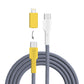 USB-Kabel, Design: Gelbkehlvireo, Anschlüsse: USB C auf USB C mit Lightning Adapter (nicht verbunden)