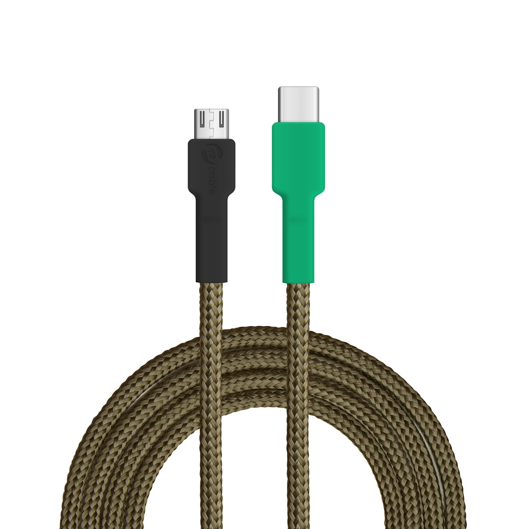 Kakapo USB C - Micro USB | recable Ladekabel Basalt – recable.eu – das ...