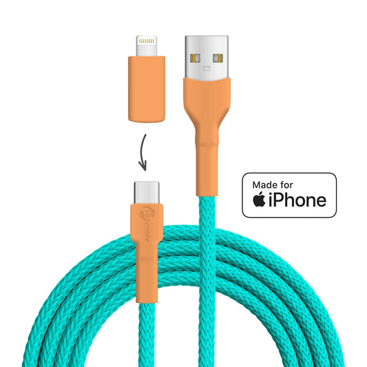 Eisvogel USB A - USB C + Lightning (iPhone)