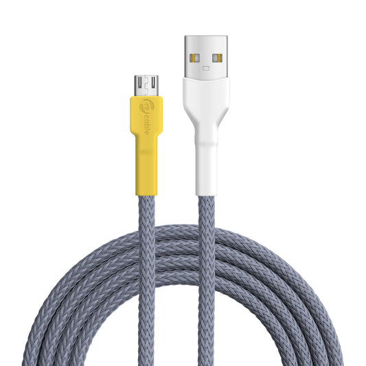 USB-Kabel, Design: Gelbkehlvireo, Anschlüsse: USB A auf Micro-USB