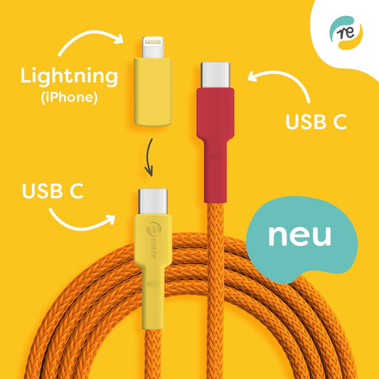 NEW: 2in1 cable for iPhone