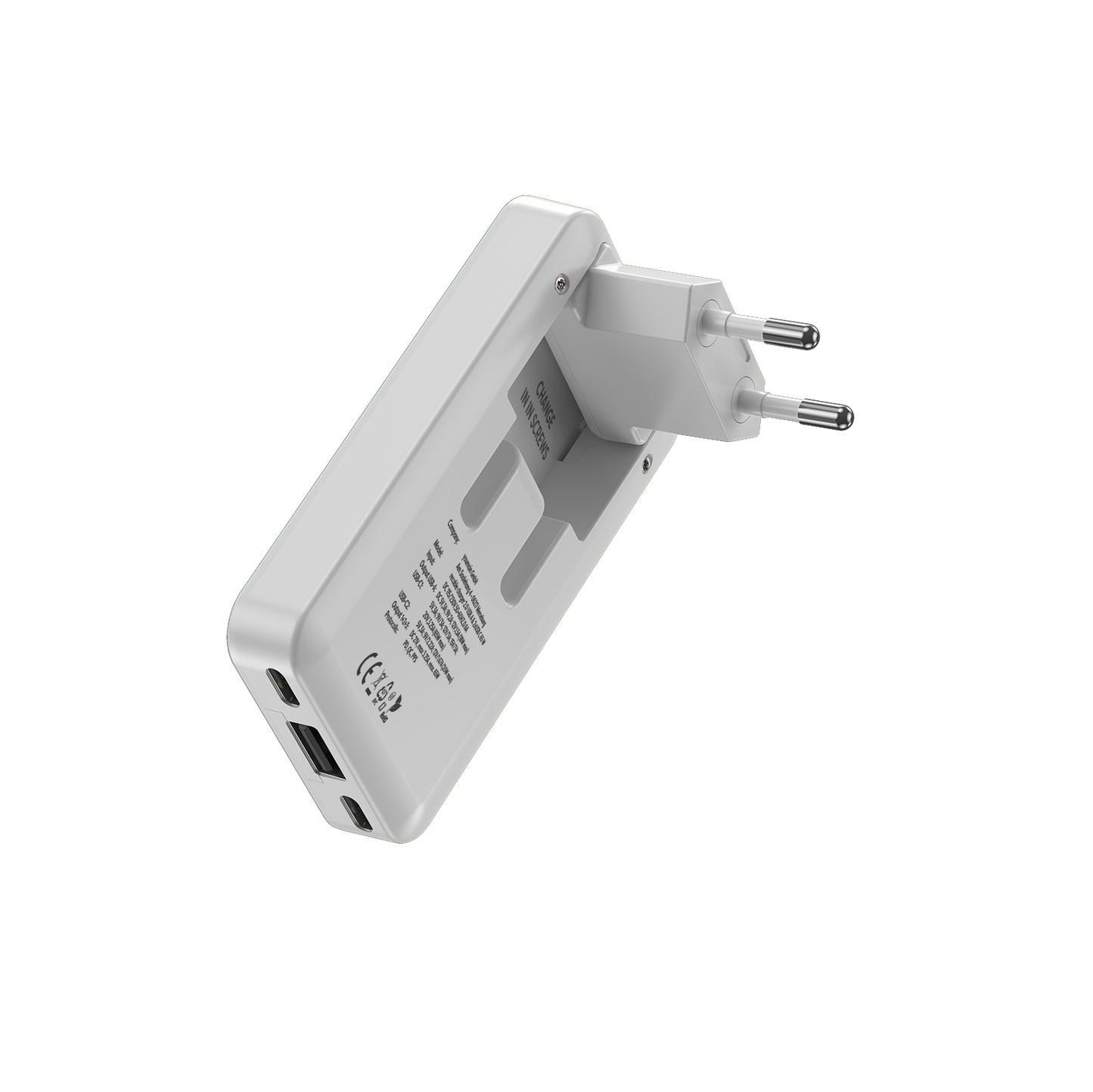 USB A + 2x USB C 65 Watt Ladegerät – der recable triple port charger