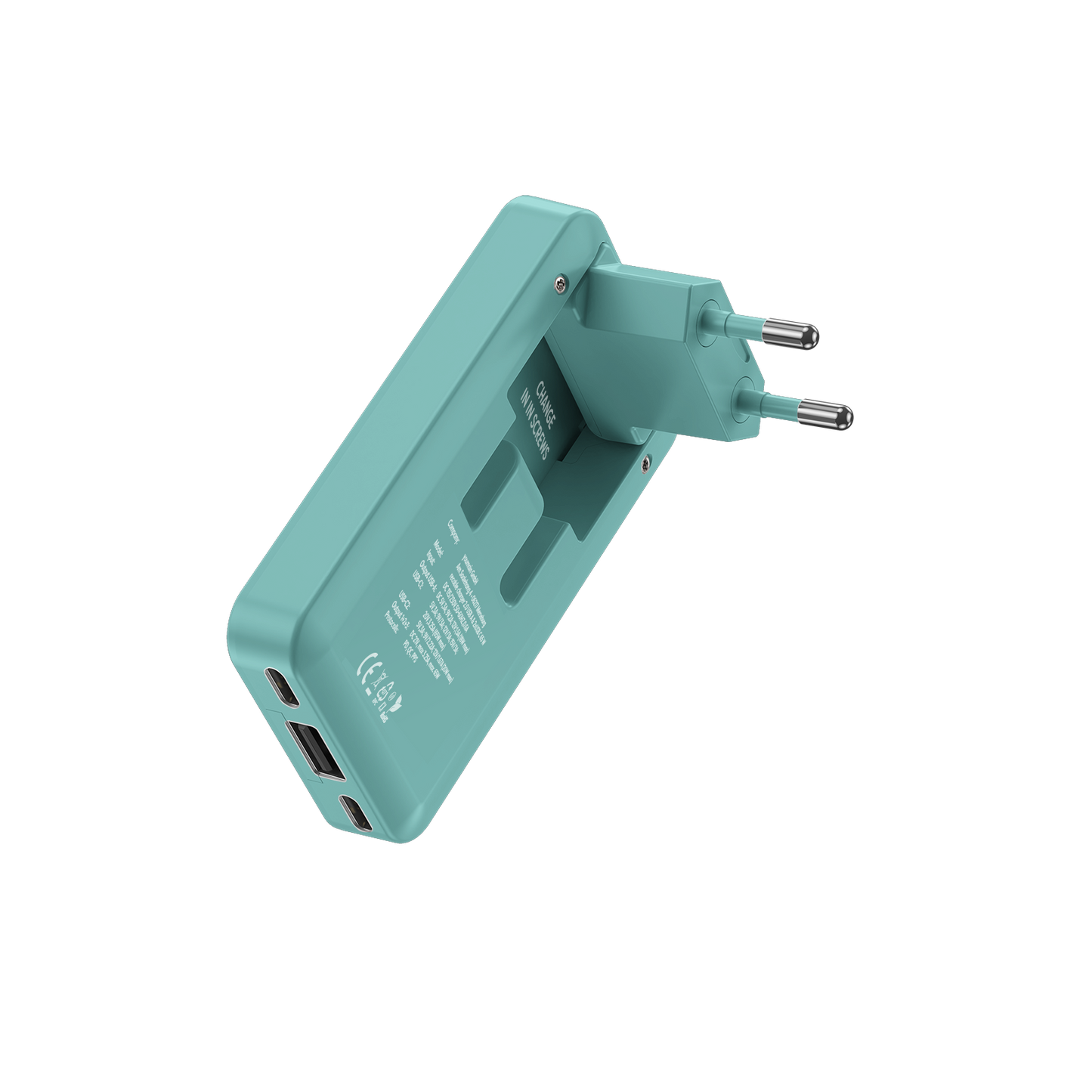 USB A + 2x USB C 65 Watt Ladegerät – der recable triple port charger