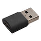 USB C - USB-A Adapter in schwarz