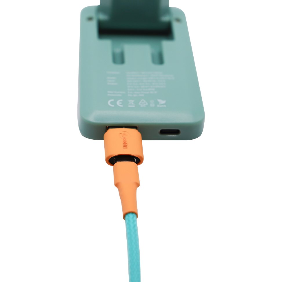 recable USB-Charger mit USB-C zu USB-A Adapter und USB-C Kabel