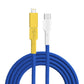 USB cable, Design: Blue tit, Connectors: USB C to USB C with Lightning adapter (connected)