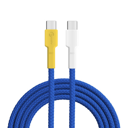 USB cable, Design: Blue tit, Connections: USB C on USB C
