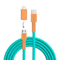 USB-Kabel, Design: Eisvogel, Anschlüsse: USB C auf Micro USB mit Lightning Adapter (nicht verbunden)