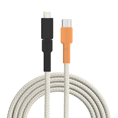 USB-Kabel, Design: Königs­pinguin, Anschlüsse: USB C auf Micro-USB mit Lightning Adapter (verbunden)