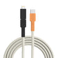 USB-Kabel, Design: Königspinguin, Anschlüsse: USB C auf USB C mit Lightning Adapter (verbunden)
