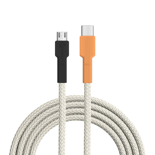 USB cable, Design: King penguin, Connectors: USB C to Micro-USB