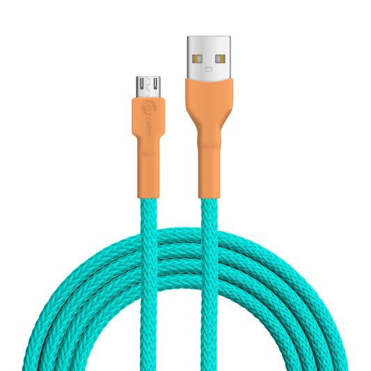 USB cable, Design: Kingfisher, Connectors: USB A to Micro USB 