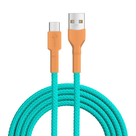 USB-Kabel, Design: Eisvogel, Anschlüsse: USB A auf USB C