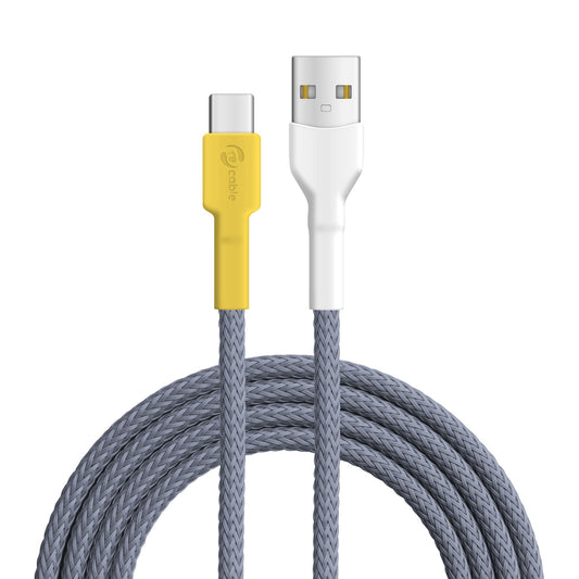 USB cable, design: yellow throat vireo, connectors: USB A to USB C