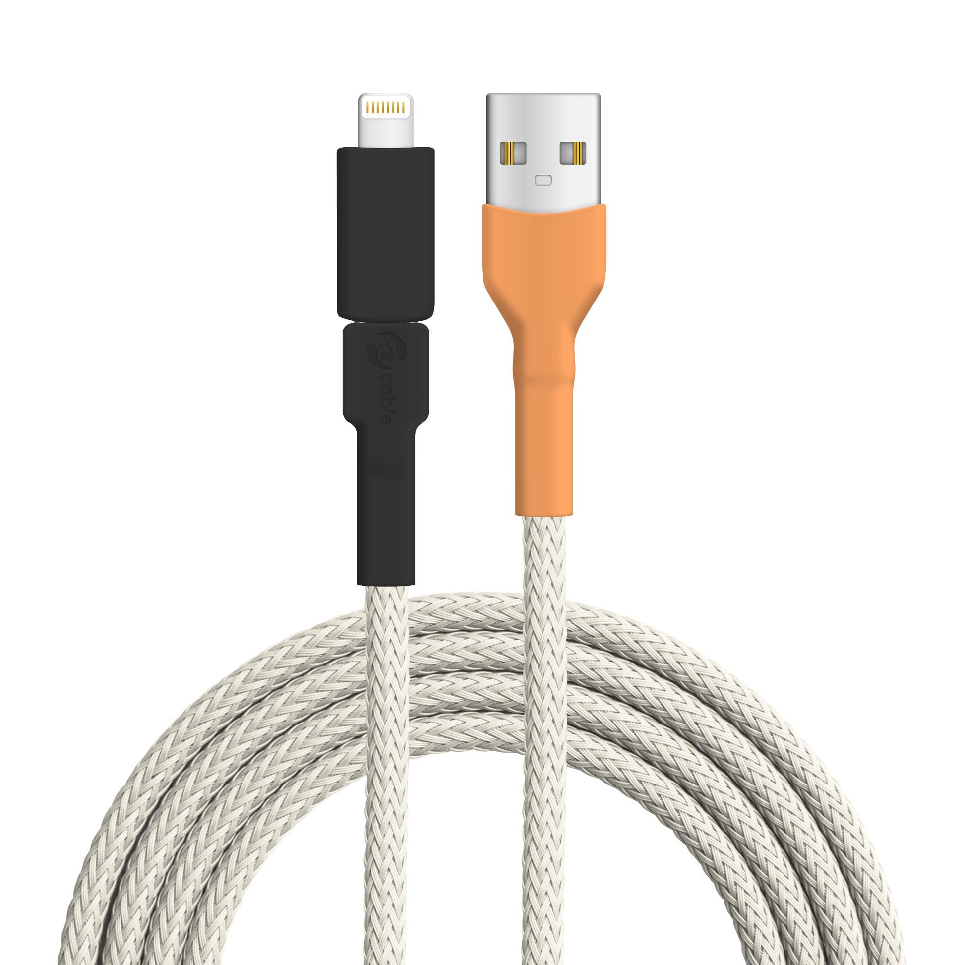USB cable, Design: King penguin, Connectors: USB A to Micro-USB with Lightning adapter (connected)