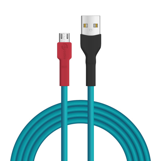 Turquoise Honey Bird USB A - Micro USB