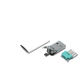 USB A Stecker weiß Einzelteile, mit dem Ersatzteil kann ein USB 2.0 Kabel lötfrei (crimpen) repariert werden
