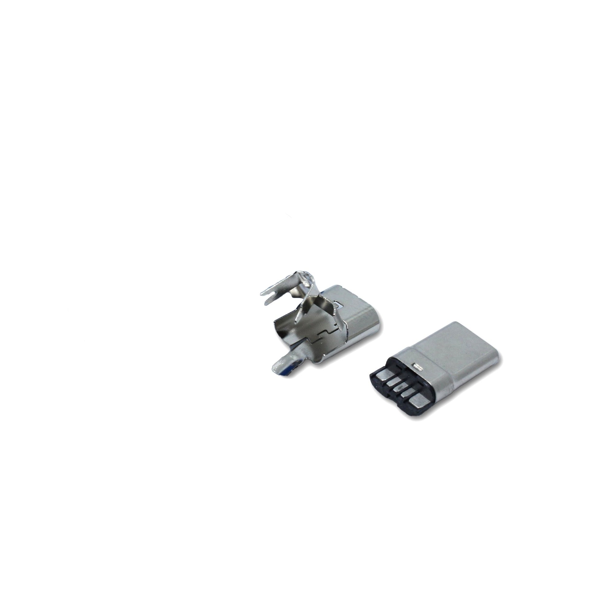 Einzelteile USB C Stecker ohne Gehäuse, Ersatzteil für ein USB 2.0 Kabel